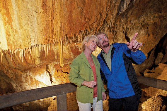 Cave viewing at Glenwood Caverns Adventure Park