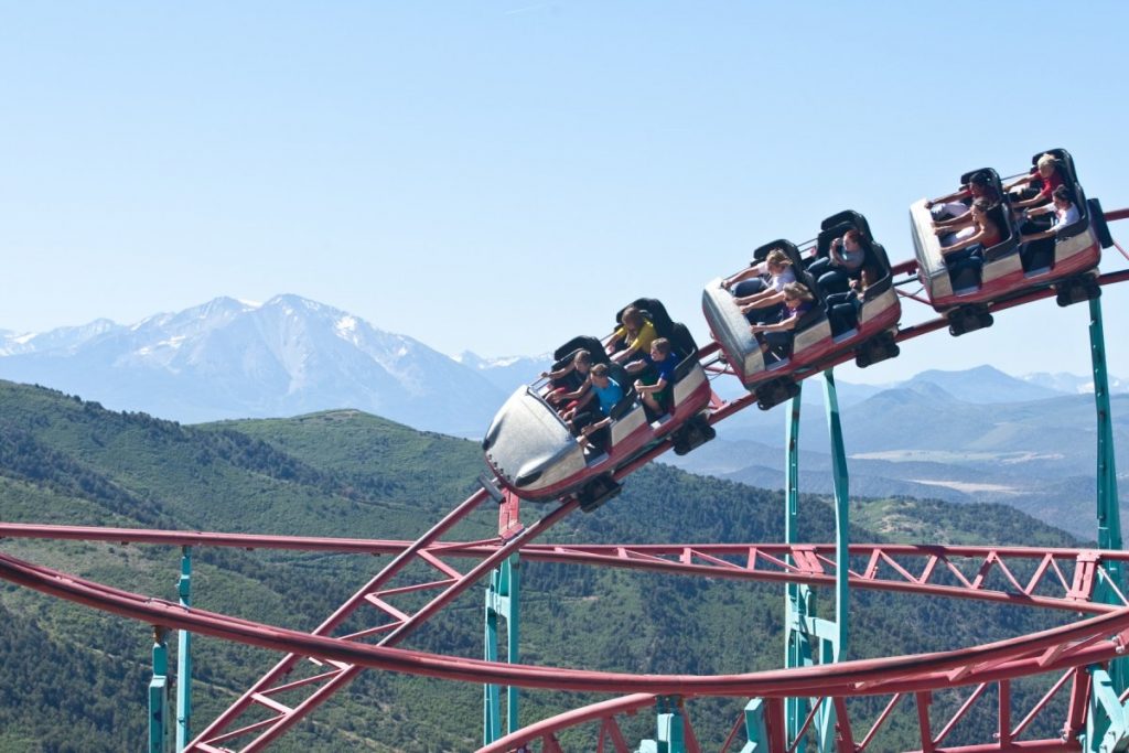 Cliffhanger Roller Coaster at Glenwood Caverns Adventure Park