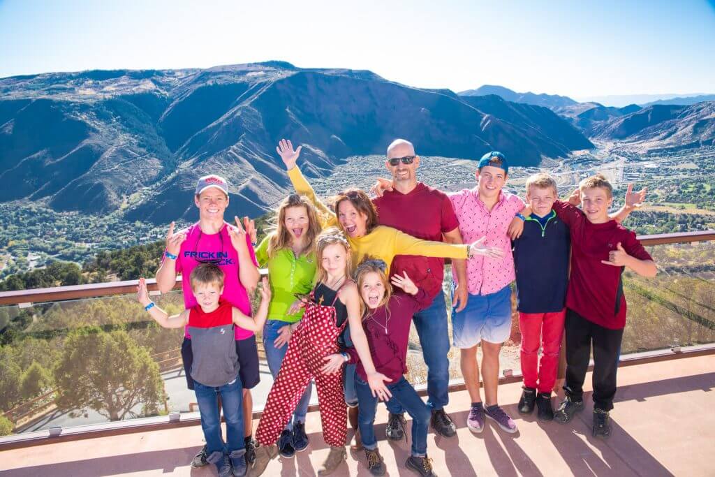 Family at Glenwood Caverns