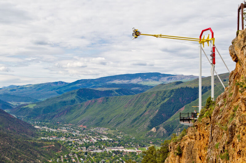 Summer fun on the Giant Canyon Swing
