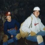 The Beckley's exploring the Fairy Caves in the 1990s