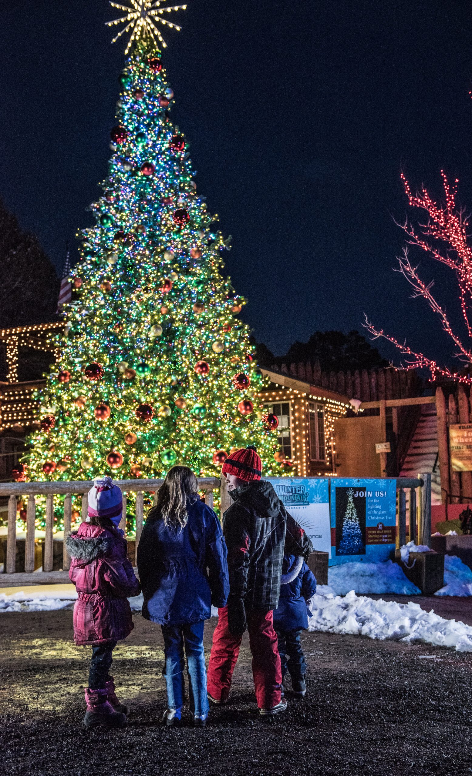 Glenwood Springs holiday traditions include Winter on the Mountain at Glenwood Caverns Adventure Park
