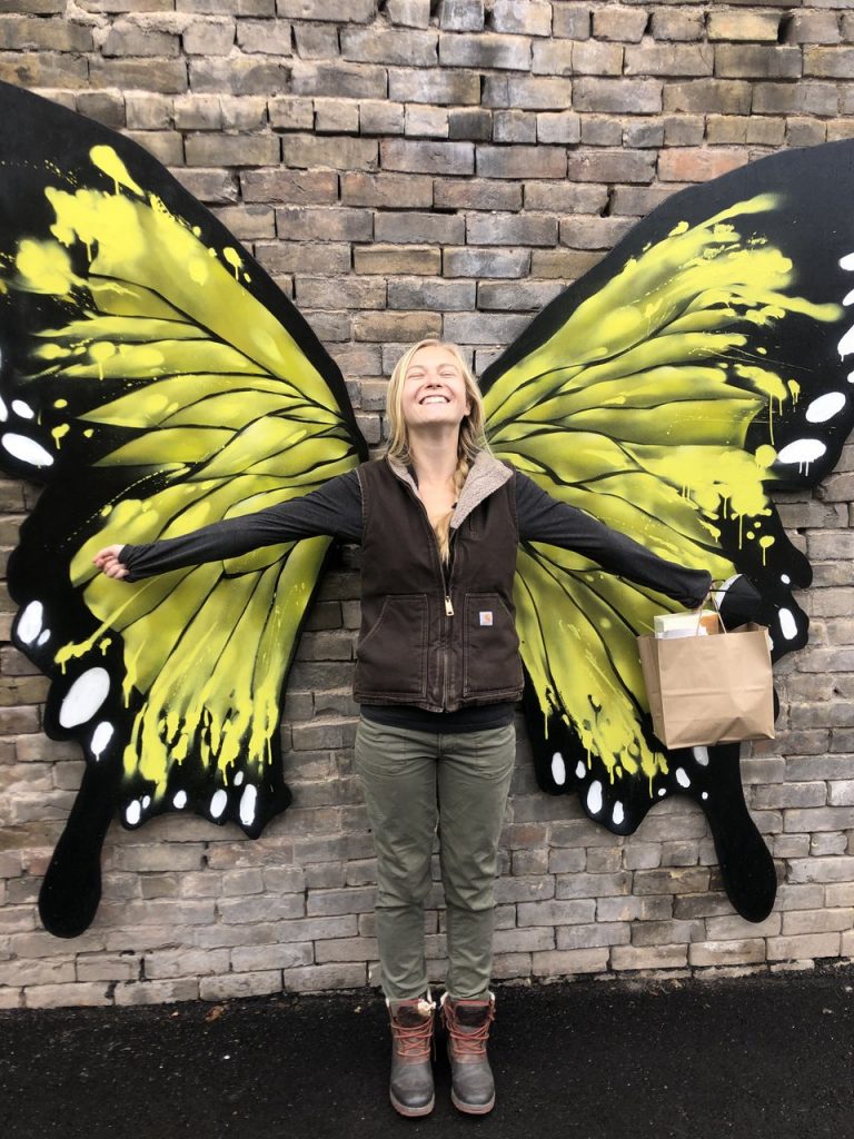 Wings is an outdoor art installation in Glenwood Springs
