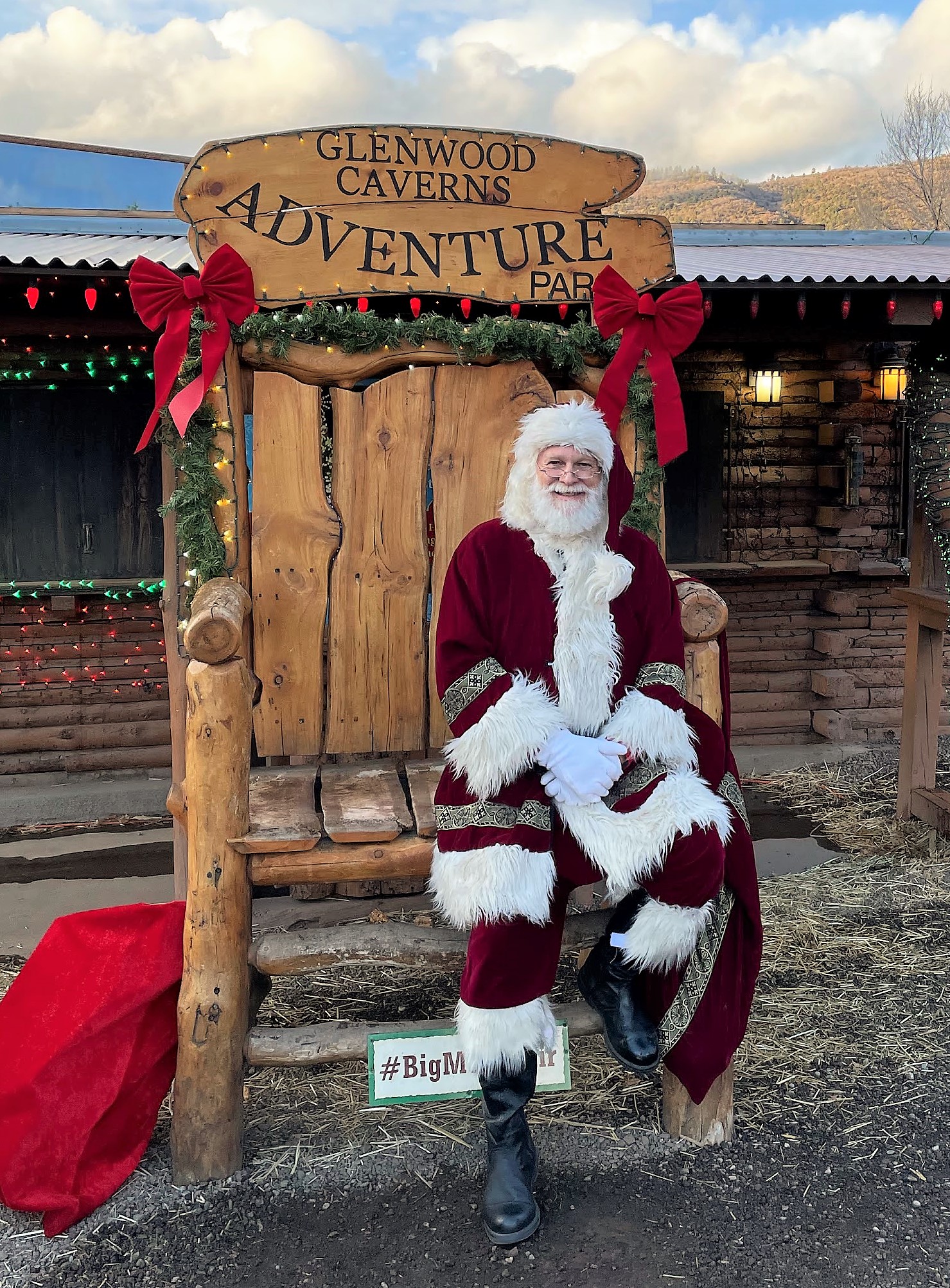 Santa at Glenwood Caverns Adventure Park
